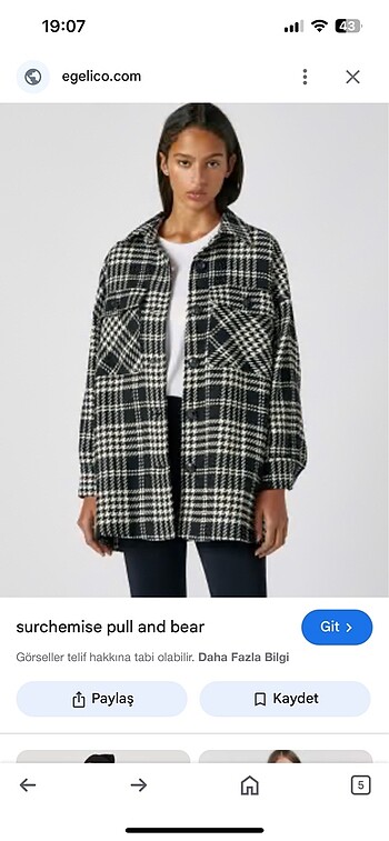 xs Beden Pull&bear ceket gömlek