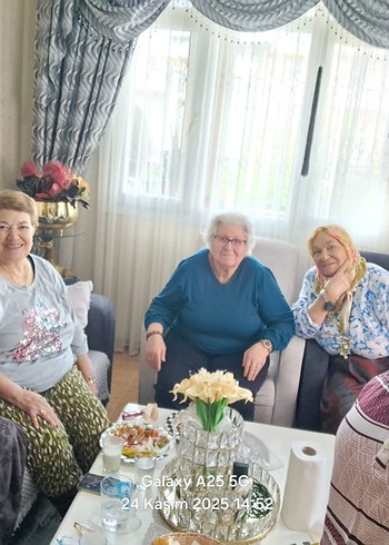 2 adet gri fon perde - Görsel 2