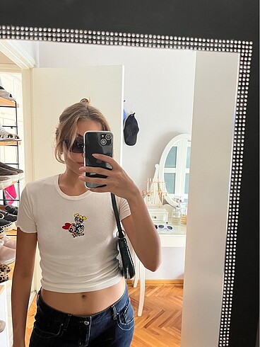 Powerpuff girls crop tshirt