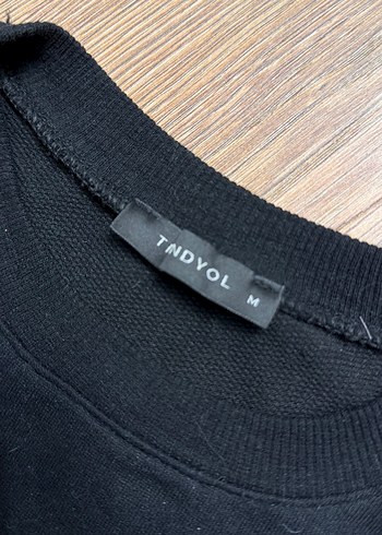 Siyah Baskılı Kadın Sweatshirt - Görsel 3