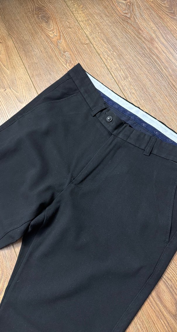 Erkek Siyah Regular Fit Günlük Pantolon - Görsel 3