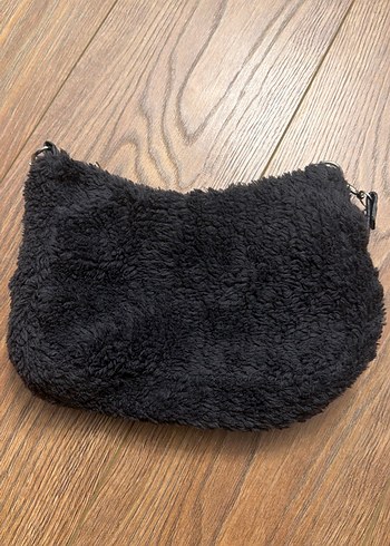 Gri Tüylü Kadın Çanta - Görsel 2