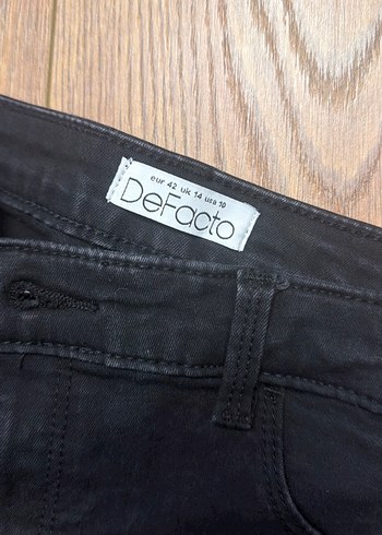 Siyah skinny Fit Kadın Kot Pantolon - Görsel 2