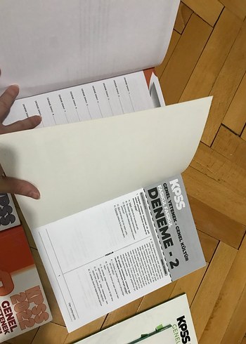 KPSS 2024 Tamamı Çözümlü Deneme ve Konu Kitapları