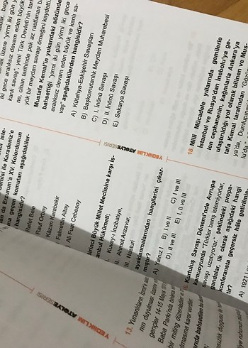 KPSS Tarih Soru Bankası ve Konu Anlatımı Kitapları
