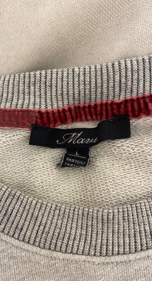 Gri Kadın Sweatshirt "HEY" Baskılı - Görsel 2