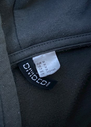 Gri Kapüşonlu Fermuarlı Sweatshirt - Görsel 2