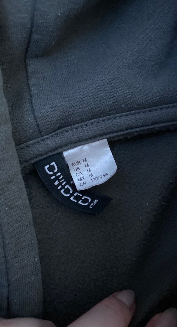 Gri Kapüşonlu Fermuarlı Sweatshirt - Görsel 2