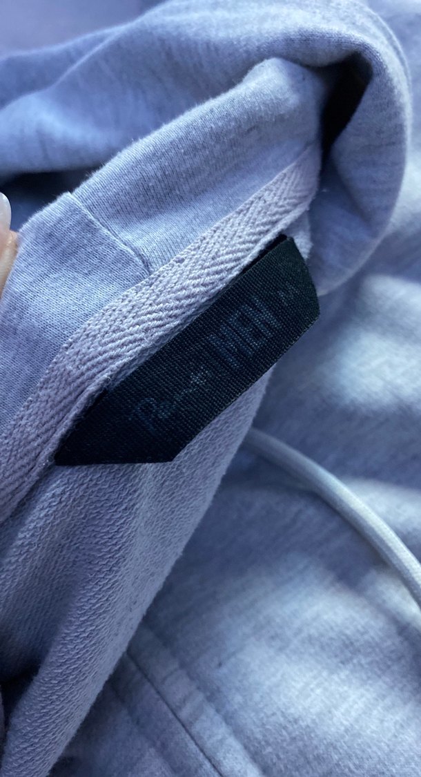 Gri Fermuarlı Kapüşonlu Sweatshirt - Görsel 2