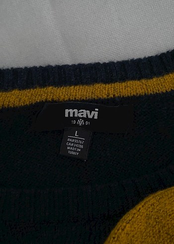 Mavi Erkek Kazak - Görsel 2