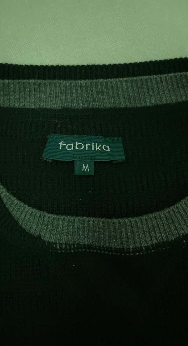 Fabrika Erkek siyah Kazak - Görsel 2