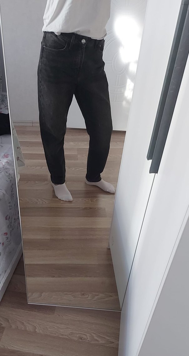 Mavi Gold, siyah kadın star iconic high-rise mom jeans - Görsel 4