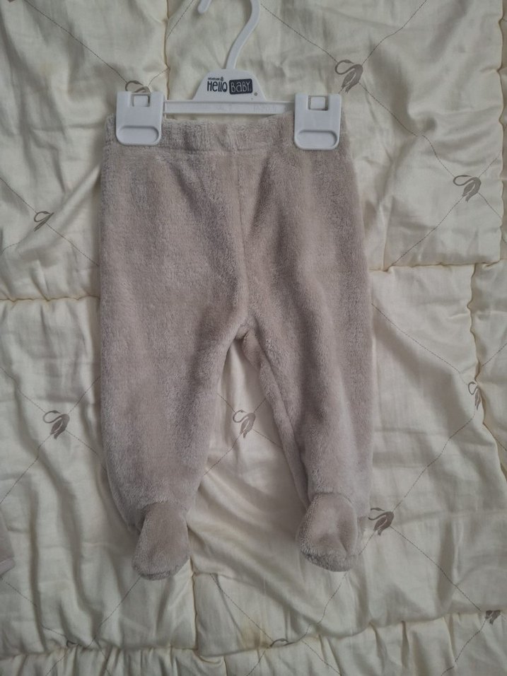 Gri Kürklü Bebek Kışlık Tulum - Görsel 3