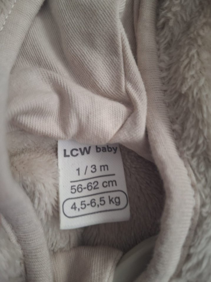 Gri Kürklü Bebek Kışlık Tulum - Görsel 4