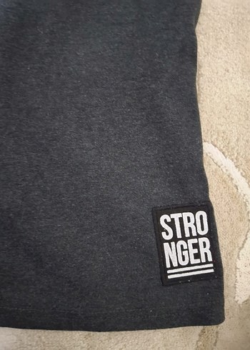 Gri Erkek Uzun Kollu Yarım Balıkçı Sweatshirt - Görsel 2