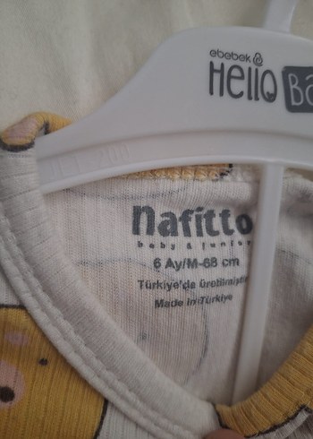 Sarı Örgü Desenli Erkek Bebek Tulum - Görsel 2