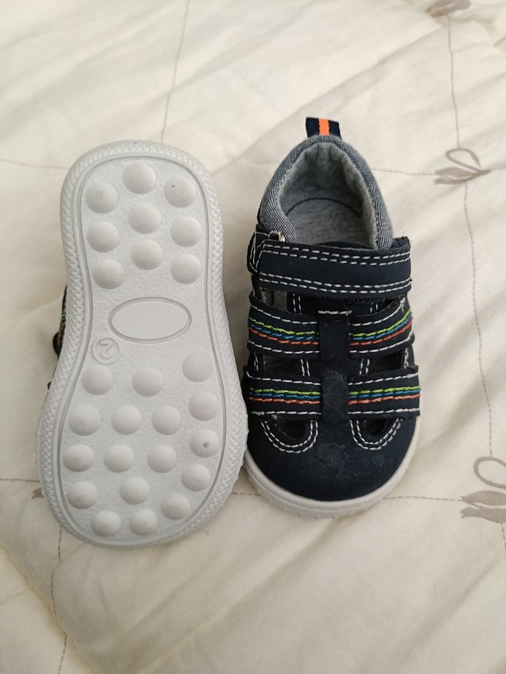 Gri Bağcıksız Cırt Cırtlı Erkek Çocuk ayakkabı - Görsel 3