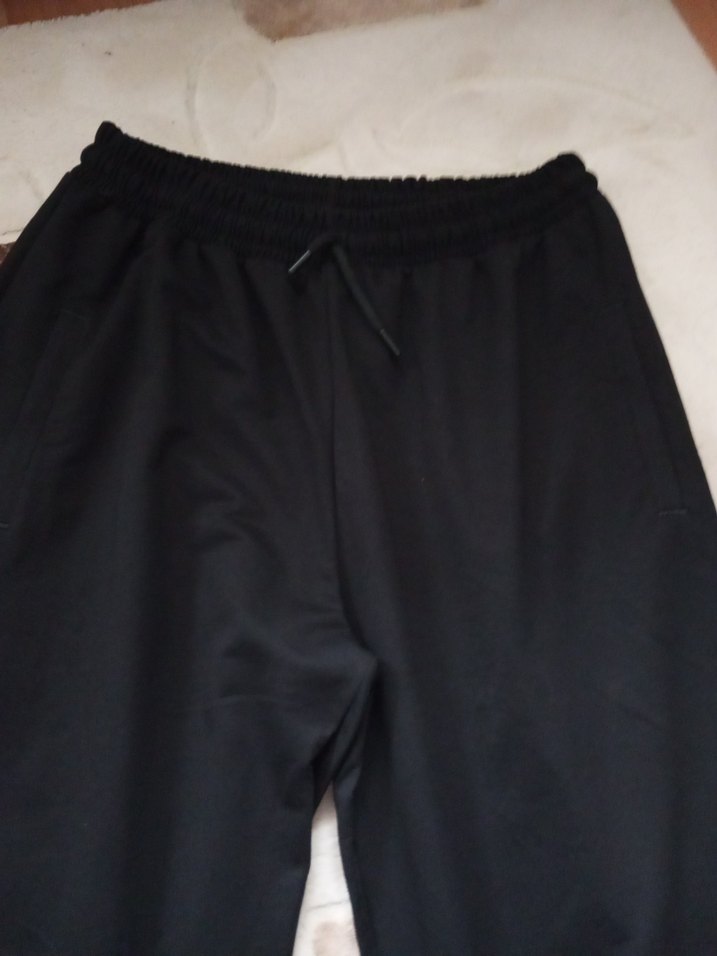 Erkek Siyah Fermuarlı Rahat eşofman - Görsel 5