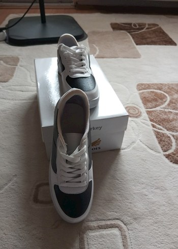 Beyaz Gri Kadın Spor Ayakkabı - Görsel 2