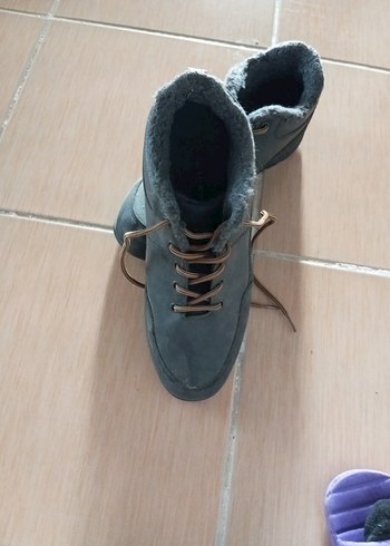 Gri Bağcıklı Erkek Botları - Görsel 5