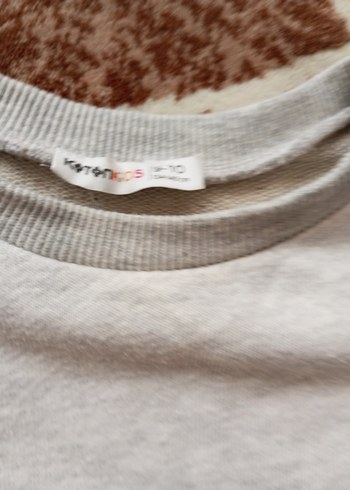 Kız Çocuk Gri Payetli kazak - Görsel 3