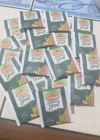Çaykur Yeşil Elma Aromalı Çay Poşetleri - Görsel 2