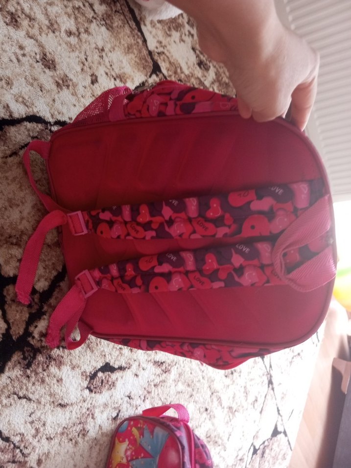 Pembe Renkli Kız Çocuk Okul Çantası - Görsel 2