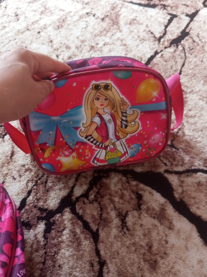 Pembe Renkli Kız Çocuk Okul Çantası - Görsel 3