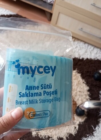 Anne sütü saklama poşeti  - Görsel 2