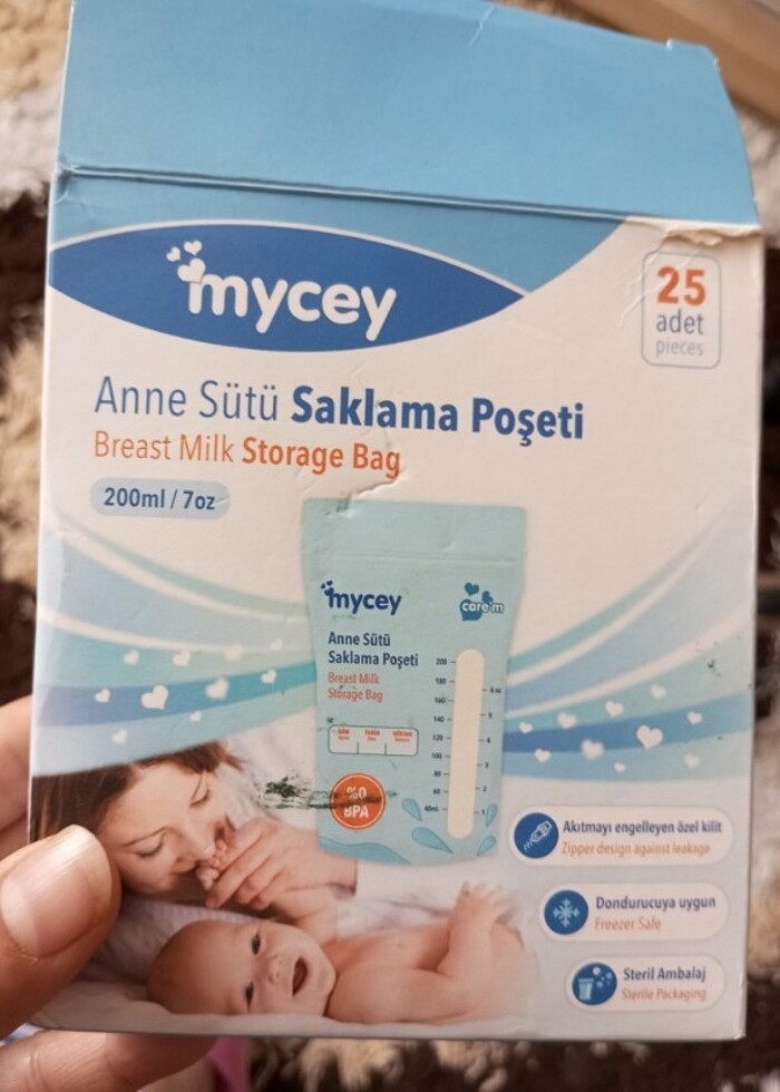 Anne sütü saklama poşeti  - Görsel 3