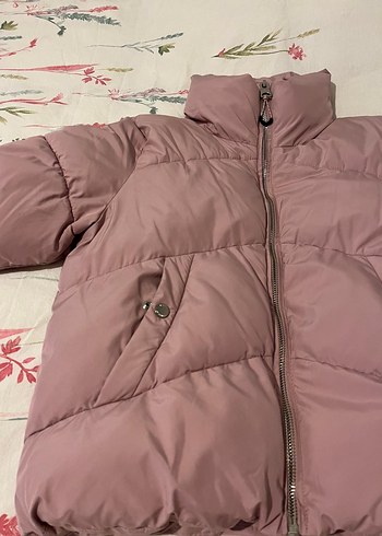 Bershka Pembe Mont - Görsel 3