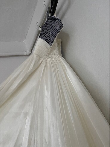 Beyaz ışıltılı çocuk elbise - Görsel 4