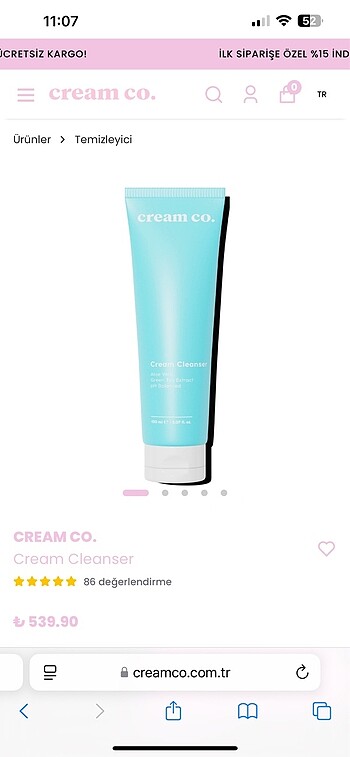 Diğer Cream Co Temizleyici