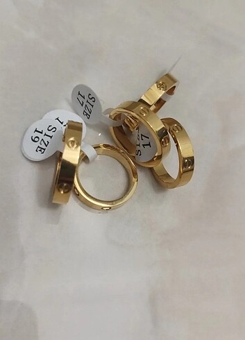 Beden Çelik cartier model yüzük