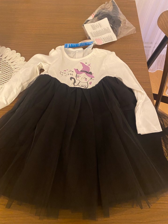 Siyah tütüü elbise kostüm - Görsel 4