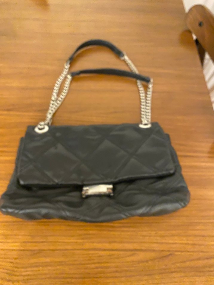 Zincir Detaylı Kahverengi Deri Kadın Çanta - Görsel 3