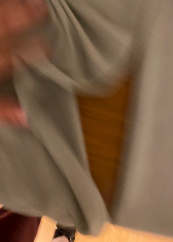 Bej Bol Kesim Keten Kadın Pantolon - Görsel 4