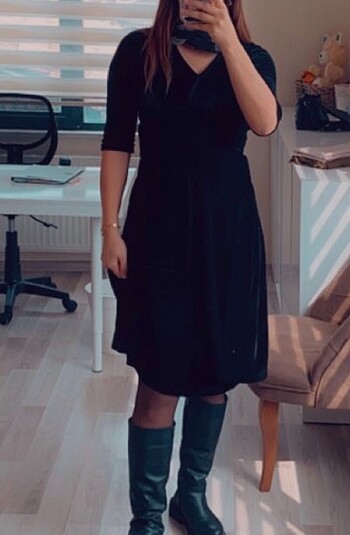 Kadife elbise
