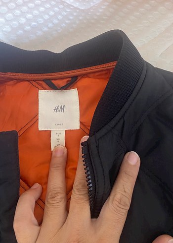 H&M Fermuarlı siyah kadın &erkek Yelek
