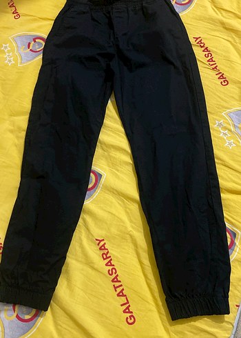 Siyah Spor Rahat kanvas Erkek Pantolon