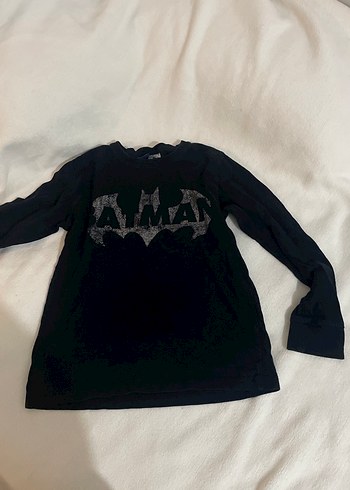 LC Waikiki 8-9 yaş LCW Uzun Kollu Siyah Baskılı Erkek Pijama Takımı