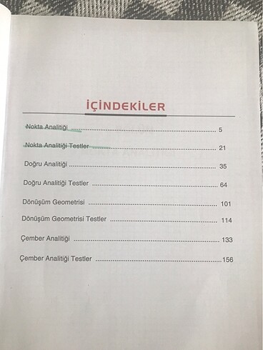 Acil matematik analitik geometri fasikül