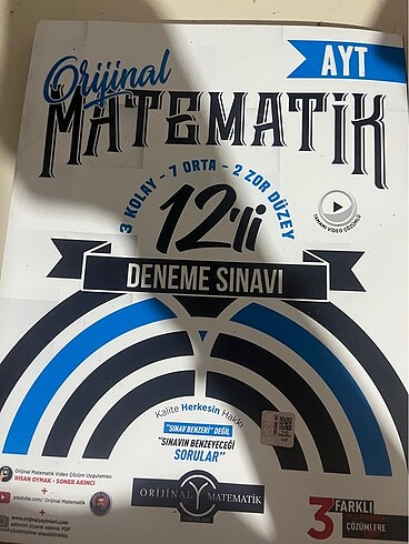 Beden Ayt matematik deneme 3d ve orijinal