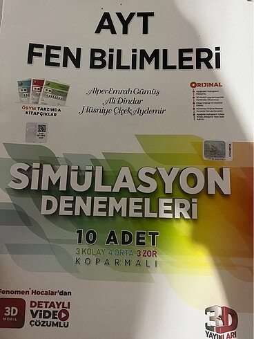 3d ayt fen deneme