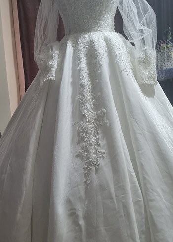 Straplez Vintage Prenses Gelinlik - Görsel 4