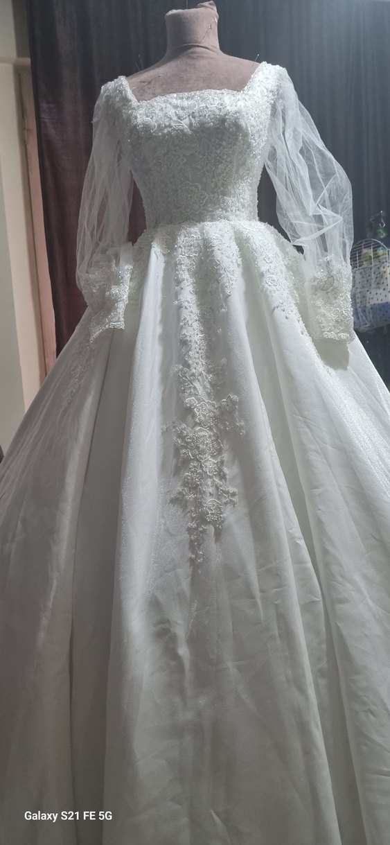 Straplez Vintage Prenses Gelinlik - Görsel 4