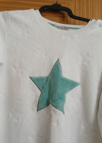 Kız Çocuk Beyaz Uzun Kollu Sweatshirt - Görsel 3