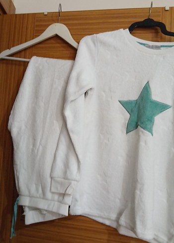 Kız Çocuk Beyaz Uzun Kollu Sweatshirt - Görsel 2