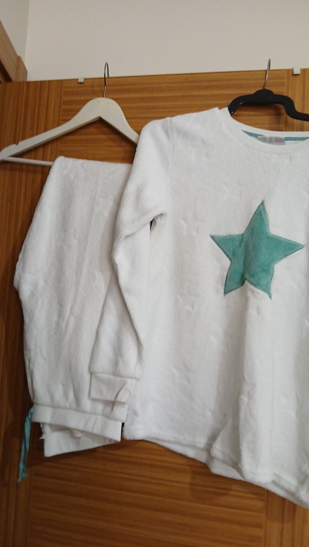 Kız Çocuk Beyaz Uzun Kollu Sweatshirt - Görsel 2