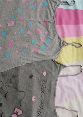 Çocuk Gri Baskılı Atlet Seti - Görsel 3